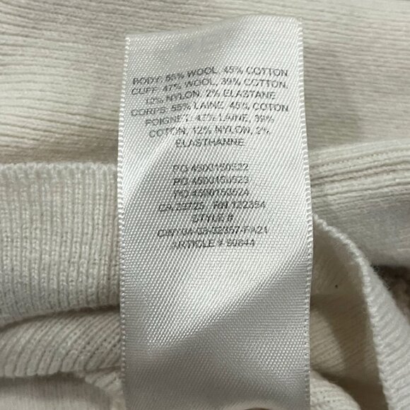 Artizia/Wilfred Cropped Turtleneck Sweater, Cream Size S - Picture 4 of 6